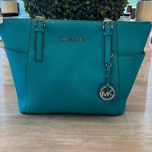 Michael Kors Teal Tote Bag